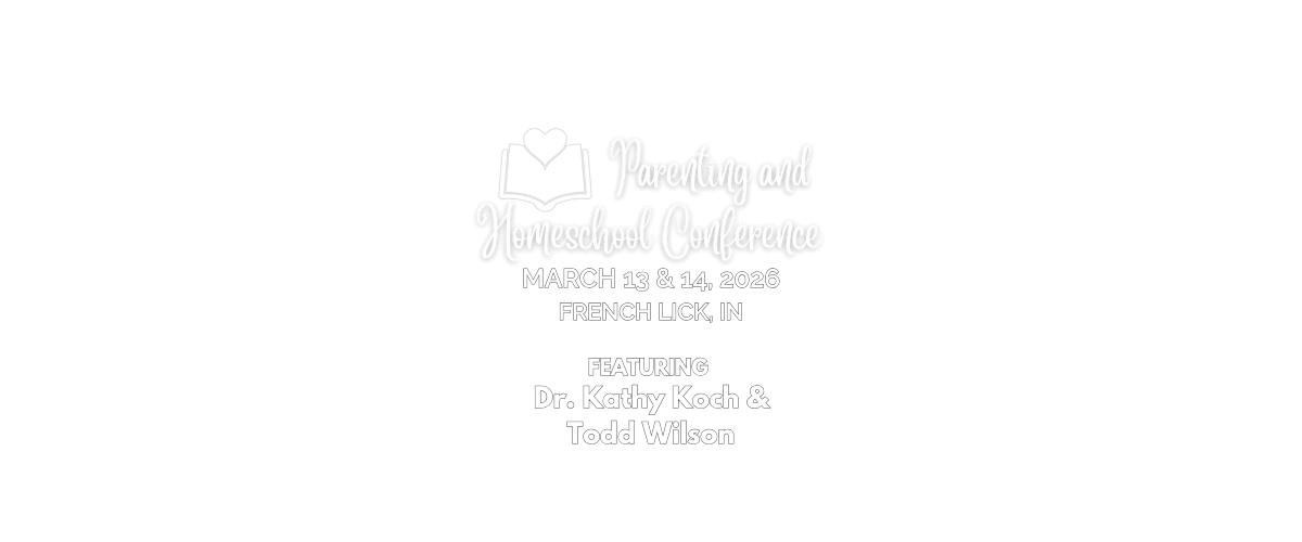 Two people are highlighted in an advertisement for the Homeschool and Marriage Conference, coinciding with the Indiana Homeschool Convention, scheduled for March 21-22, 2025. The text features prominent speakers Israel Wayne and Christy-Faith.