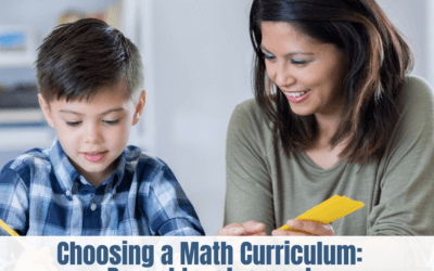 Choosing a Math Curriculum: Parent Involvement