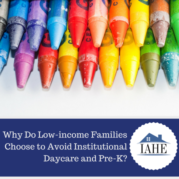 Why Do Families Choose to Avoid Institutional Daycare and