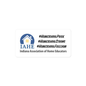 #homeschool pride IAHE Sticker